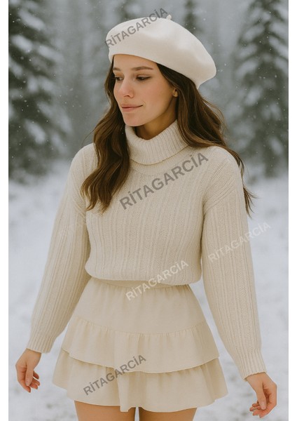 Fransız Ressam Avusturalya Yün Keçe Bere