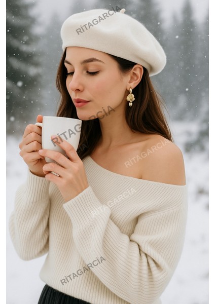 Fransız Ressam Avusturalya Yün Keçe Bere modelleri