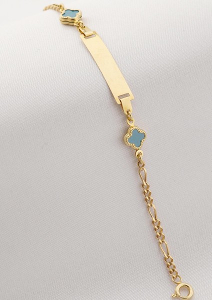 Yonca Altın Çocuk Künye Bileklik fırsatları