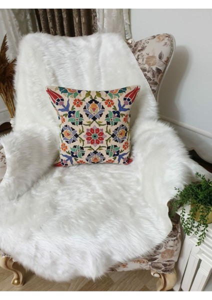 Goblen Çini Lale Desen Kırlent Kılıf fırsatları