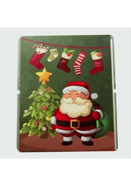 Resveq Yılbaşı Bileklik Kartı 200 Adet-Yeşil