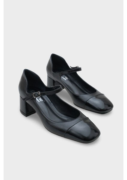 Sophie Orta Topuklu Bantlı Mary Jane Kadın Ayakkabı