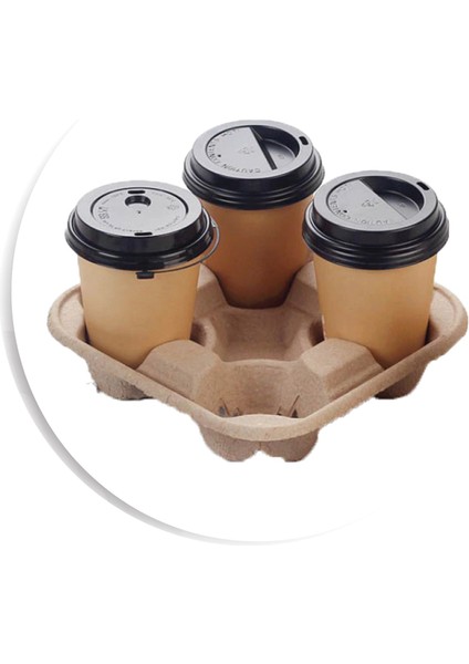 Karton Bardak Taşıma Viyolü 4'lü 100 Adet fiyatları