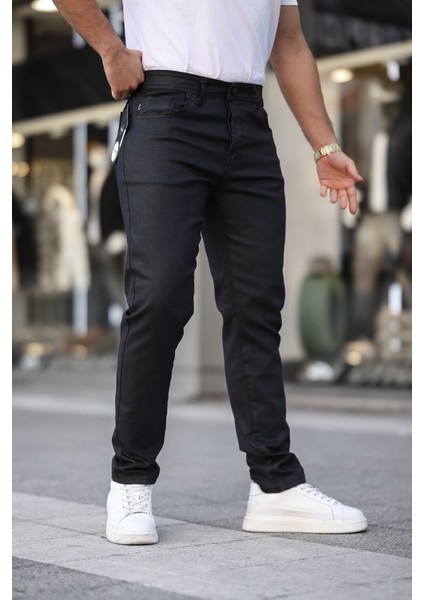 Erkek Slim Fit Likralı Denim Kot Pantolon Jean