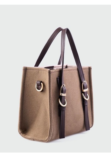 Elia Kemer Detaylı Süet Çapraz Çanta fiyatları