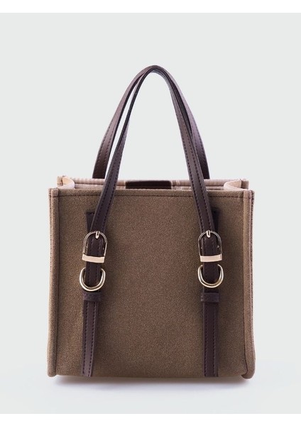 Elia Kemer Detaylı Süet Çapraz Çanta fırsatları