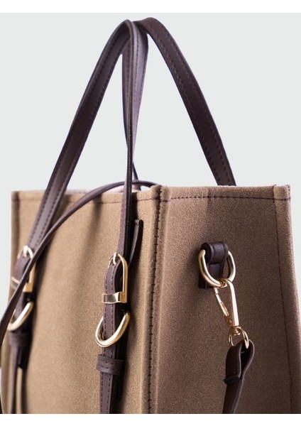 Elia Kemer Detaylı Süet Çapraz Çanta indirimleri