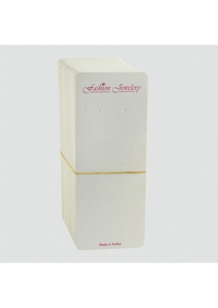 Resveq Küpe Kolye Set Kartı-Beyaz fiyatları