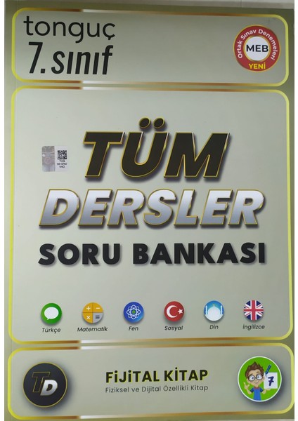 Tonguç Akademi 7. Sınıf Tüm Dersler Soru Bankası