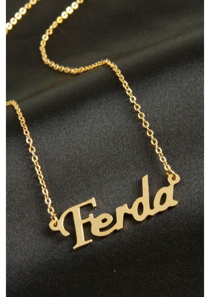 Resveq Ferda Isimli Kolye -Sarı