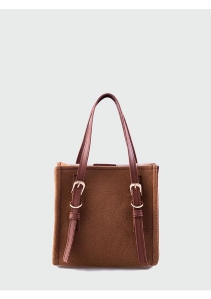 Elia Kemer Detaylı Süet Çapraz Çanta modelleri