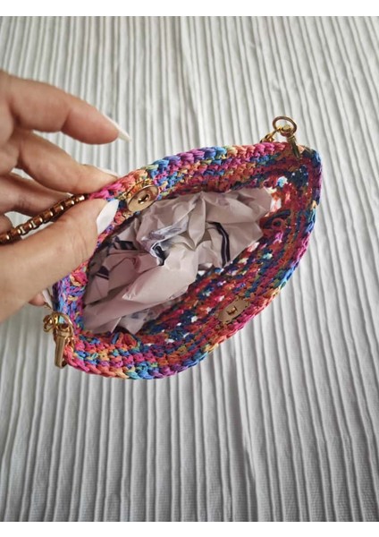 Color Flow El Yapımı Örgü File Çanta fiyatları