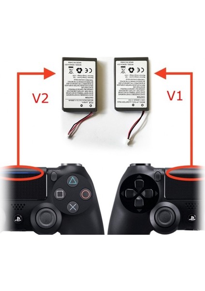Playstation 4 Sony Pil Dual Shock V2 Ince Soket Ps4 V2 Oyun Kolu Slim /pro Battery V2 Polimer Pil fırsatları