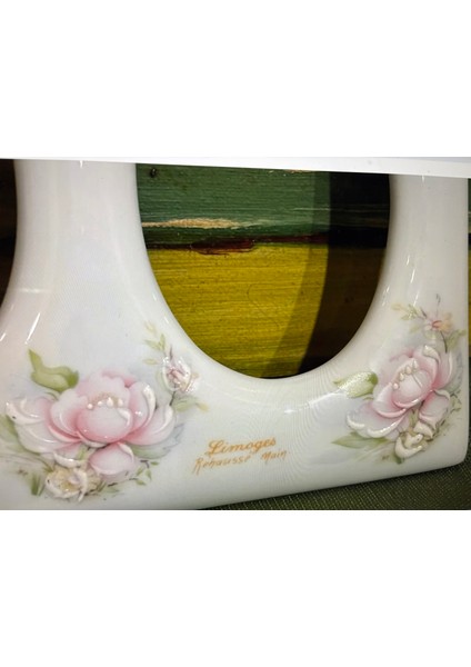 Limoges Rehausse Main El Boyama Porselen Resimlik - 18,5 cm 14,5 cm Ölçülerinde modelleri