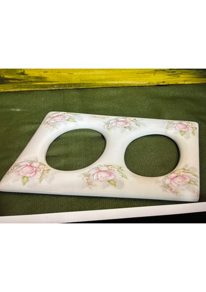 Limoges Rehausse Main El Boyama Porselen Resimlik - 18,5 cm 14,5 cm Ölçülerinde indirimleri