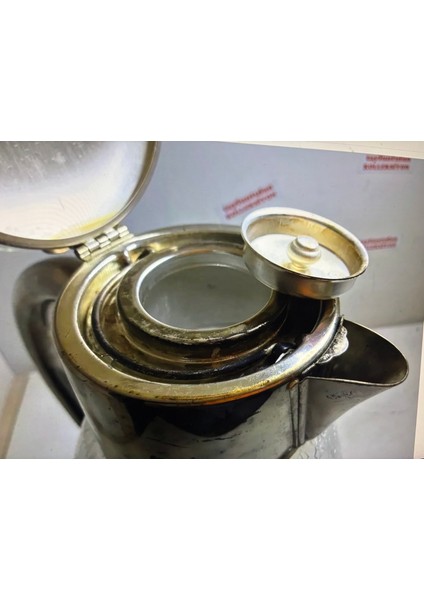 26 cm Yüksekliğinde Buz Hazneli Gümüş Kaplama Avrupa Cam Sürahi 26 cm fiyatları