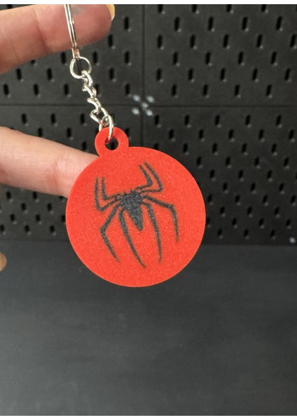 Spider-Man Logo Anahtarlık