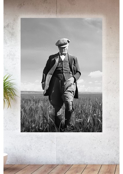 Metal Baskılı Atatürk Koleksiyonu Tablo No 79 - 15 cm x 20 cm
