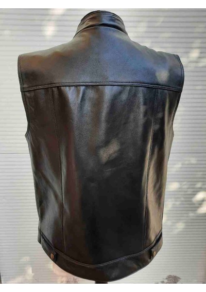 Hakiki Deri Motorcu Mtc Deri Yelek indirimleri