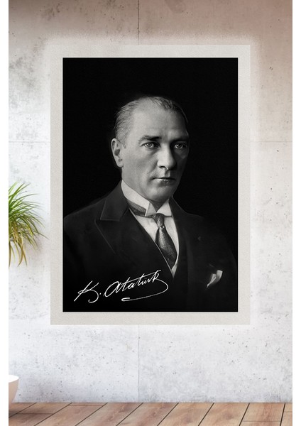 Metal Baskılı Atatürk Koleksiyonu Tablo No 15 - 15 cm x 20 cm