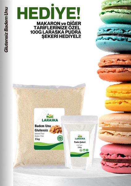 Glutensiz Badem Unu 1kg- Almond Flour Gluten Free Vegan