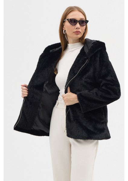 Premium Mink Kapşonlu Ceket fırsatları