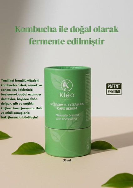Kombucha Özlü Kaş ve Kirpik Bakım Serumu - Seyrek ve Cansız Kökler İçin Dolgunlaştırıcı & Uzatıcı fiyatları