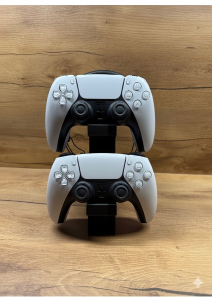 Ps5 Dualsense 2’li Oyun Kolu ve Kulaklık Standı | 3D Baskı Şık Dikey Tutucu (21.5X18X4 Cm) modelleri