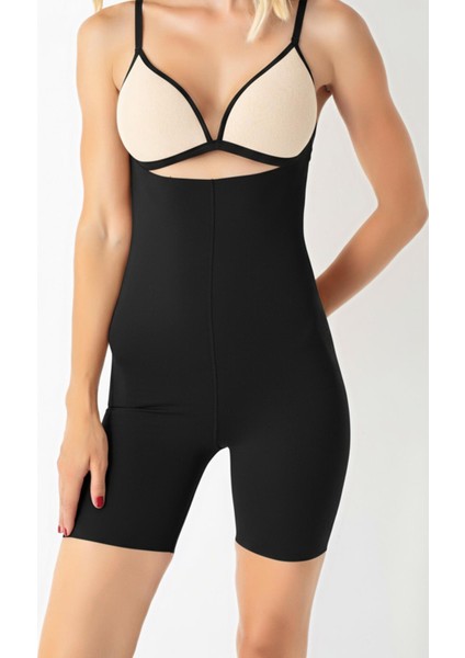 Kadın Siyah Renk Paçalı Boy Korse – Tam Vücut Toparlayıcı Şekillendirici Model C0T2N15 fiyatları