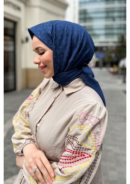 Cotton Eşarp 1030400-921 Lacivert