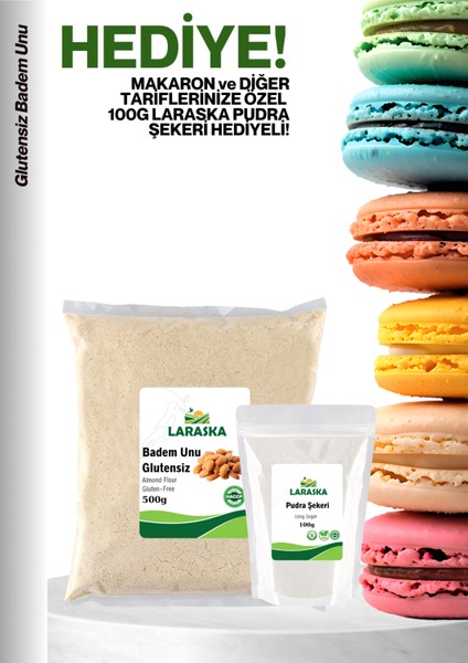Glutensiz Badem Unu 500G- Almond Flour Gluten Free Vegan