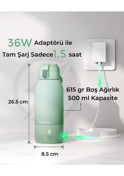 Taşınabilir Su ve Süt Isıtıcı