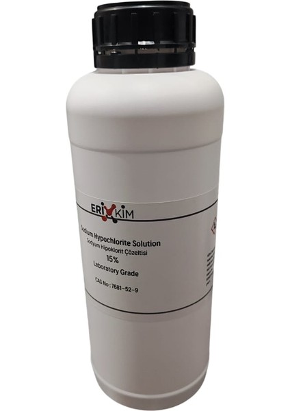 Sodyum Hipoklorit 1 Lt %15 Sıvı Klor
