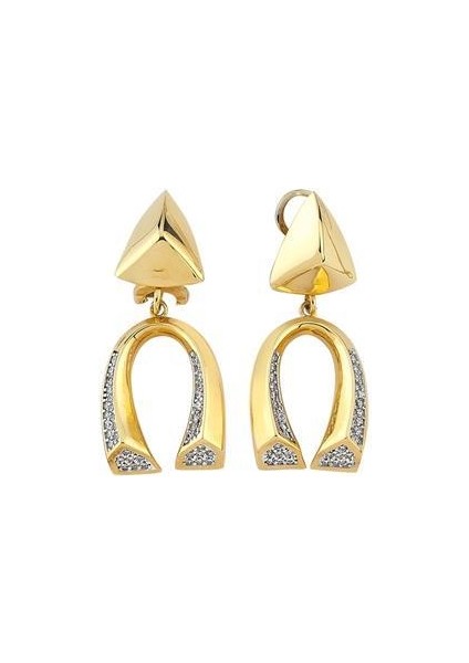 Altın Taşlı Set Küpe fiyatları