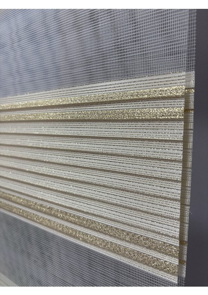Anka Serisi Gold Simli Zebra Perde – Gündüz Gece Kullanım, Stor Mekanizmalı indirimleri