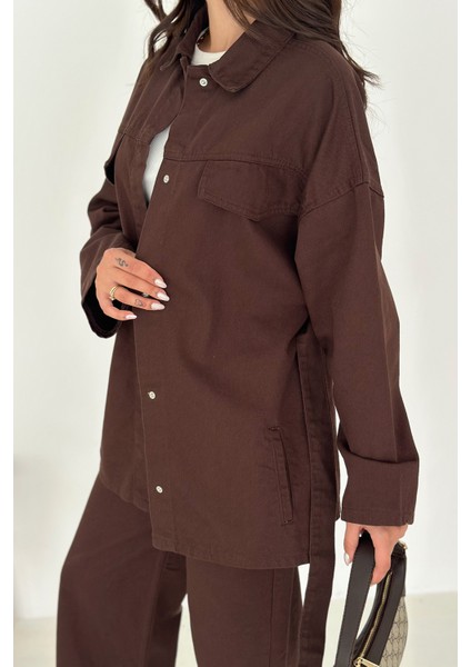 Kadın Ceket Pantolon Kuşak Detaylı Takım – Şehirli & Sofistike Stil