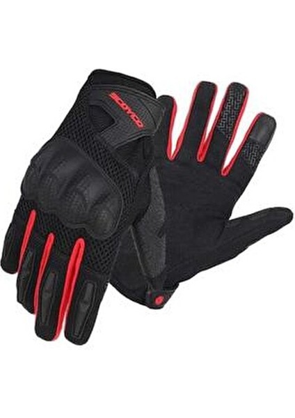 Yazlık File Kırmızı Eldiven Dokunmatik Ekran Desteği ile Neopren Malzeme fiyatları