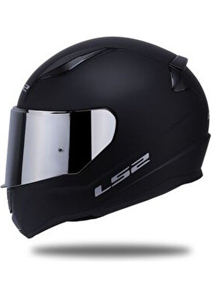 Rapıd 2 Mat Siyah Kask Polikarbon Dış Kabuk ve Hipoalerjenik İç Astar ile 1300 gr