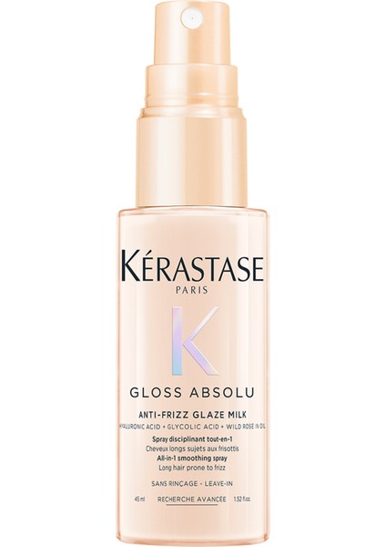 Gloss Absolu Elektriklenmeye Eğilimli Saçlar Için Çok Amaçlı Bakım Sütü Spreyi 45 ml
