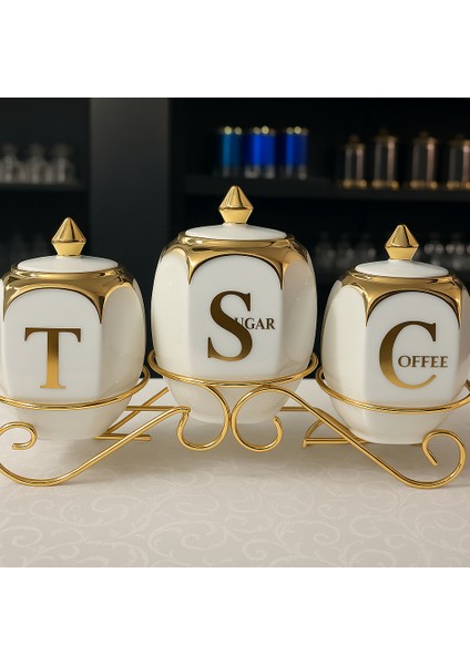 Mutfak 3lü Gold Baharat Seti