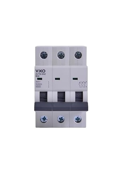 4VTB-3B32 Otomatik Sigorta 4,5ka B Tipi 3 Kutup 32A modelleri