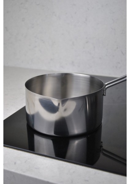 3'lü Set 304 Paslanmaz Çelik Kaçerola Sütlük ve Sosluk 12-14-16 cm Mini Yumurta Tavası modelleri