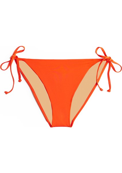 Turuncu Kadın Bağcıklı Bikini Altı