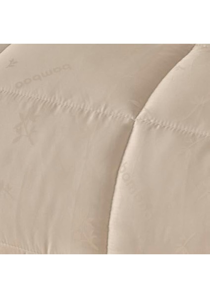 Premium Çiçek Desenli Dış Kumaş:%30 Bambu%70 Pamuk/iç Dolgu:%30 Bambu%70 Yorgan, Beyaz, Çift Kişilik (195X215 Cm) modelleri