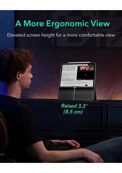 Apple iPad Air 11 M2 2024 Çift Manyetik Destekli Kalem Hazneli Shift Magnetic Kılıf indirimleri