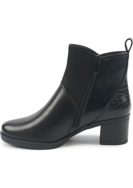 165076.Z5PR Siyah Kadın Topuklu Bot modelleri