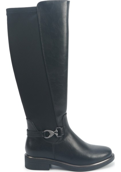 326048.Z 5pr Siyah Kadın Düz Çizme