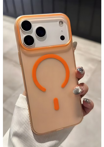 iPhone 17 Pro Max Uyumlu Mat Transparan Saydam Sert Darbe Korumalı Magsafe Kılıf fiyatları