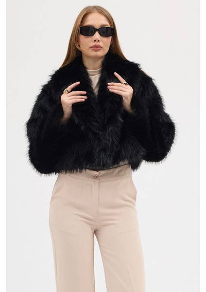 Kadın Premium Yakalı Kısa Suni Kürk indirimleri