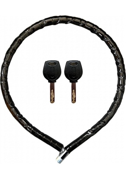 Yuma YM-752 Motorsiklet Kilidi Anahtarlı Körüklü Siyah ( Boy : 120CM-ÇAP : 22MM ) fiyatları